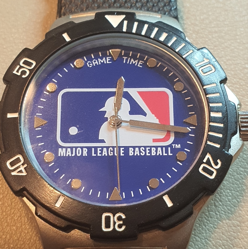 10/$20 Game Time Agent Series MLB Black/Blue Men's Watch